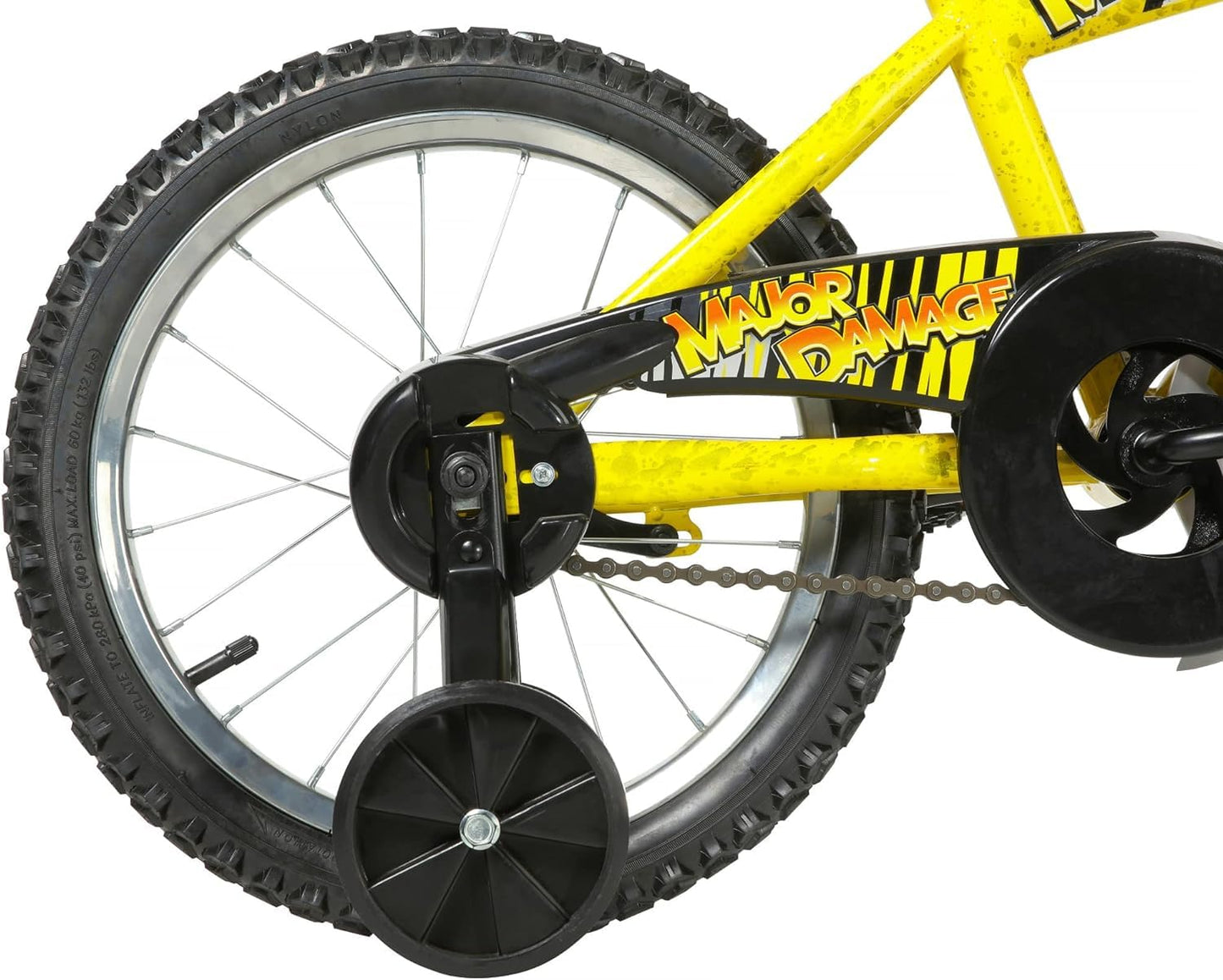 Dynacraft Magna Major Damage Children's Bike – Bold and Durable Design, Perfect for Kids Learning to Ride, Sturdy and Easy to Assemble, Ideal for Young Riders