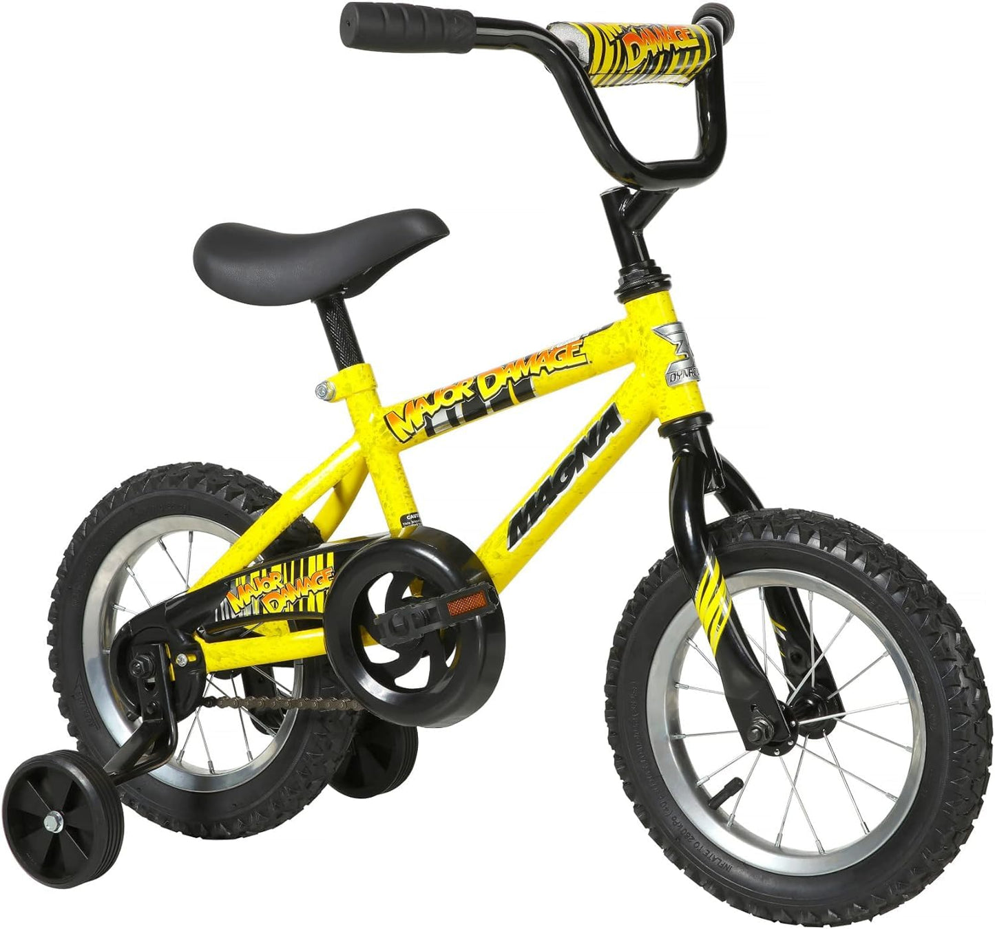 Dynacraft Magna Major Damage Children's Bike – Bold and Durable Design, Perfect for Kids Learning to Ride, Sturdy and Easy to Assemble, Ideal for Young Riders